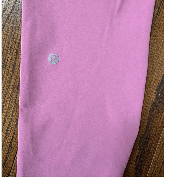 Lululemon Pink Wunder Under Train HR Tight 28" inseam Super Cut Size 12 - Picture 3 of 5